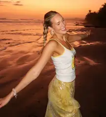 Anthropologie Sequin Skirt Midi Green