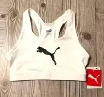 New!  Updated 4 seconds ago  White Graphic Sports Bra Size L