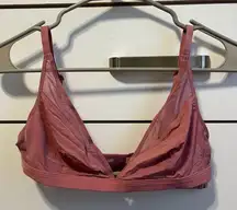 Parade Pink Triangle Mesh Bralette
