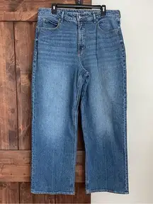 Old Navy Womens 16 Secret Smooth Pockets Extra High-Rise Sky-Hi Wide Leg Jeans