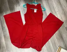 Charlotte Russe Red Jumpsuit