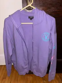 Playboy Sweatshirt Purple PacSun Pink Oversized M