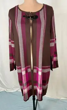 Kasper Fuchsia Knit Top