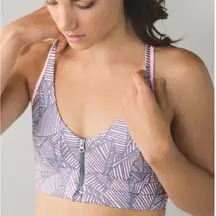 Lululemon Cool To Street Bra Banana Leaf Blush Quartz /
Blush Quartz, size 8