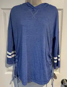 So Juniors Perfectly Soft Lace Up Side Hoodie‎ Lightweight Size Medium