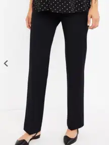 A Pea in the Pod black maternity pants belly band