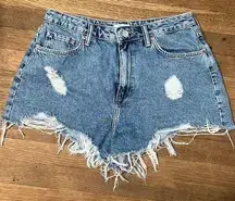 Forever 21 distressed Jean shorts