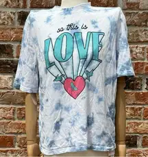 Disney  x Junk Food Cinderella “So this is love” tie dyed t shirt / L / EUC