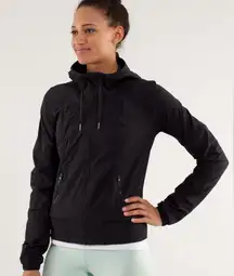 Lululemon Street To Studio Jacket black women’s 10 active Athleisure workout