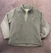 Victoria's Secret VS Pink Sherpa Quarter Zip