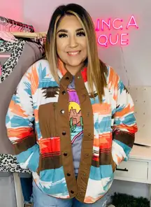 New Western Boutique Aztec Jacket