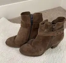 Paul Green Brown Suede Ankle Booties Size 4UK/ 6.5 US