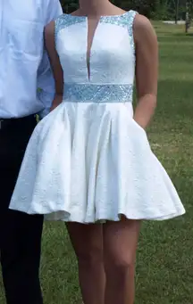 Rachel Allen White Homecoming Dress