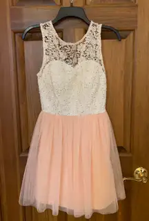 Pink Formal Homecoming Dress