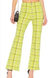 I.Am.Gia pants Polaris High Rise Plaid Pant Zip Front Size Medium