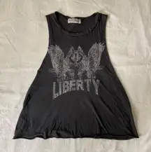 Grey “Liberty” Muscle Tee