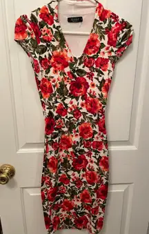 Floral Print Bodycon Dress