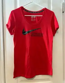 Women's Nike Dri-FIT Lacrosse scoop neck short sleeve shirt small