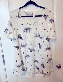 LuLaRoe Zebra Perfect T