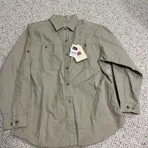 Woolrich Women’s Canvas Button down top Small