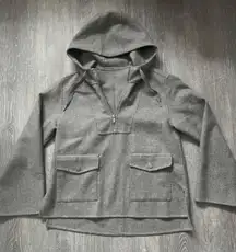 water Resistant Wool Hooded Anorak