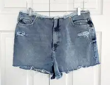 River Island No Waist Cut Off Denim Shorts