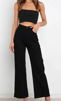 Petal & Pup Wide Leg Black Jeans 