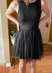 Mini Dress with tulle skirt