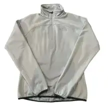 The North Face Women's Grey TKA Glacier Quarter‎ 1/4 Zip Pullover Size Small