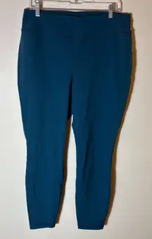 Duluth Trading Co Noga Classic Leggings in Meteor Blue Size Large Regular