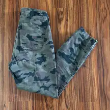 Kut From The Kloth Camo Army Ankle Jeans Pants Size 6 Trousers