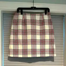 Brooks Brothers plaid mini skirt