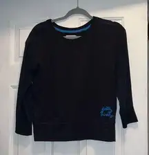 COPY - Size medium dark navy blue sweatshirt with mesh sleeves