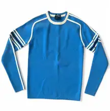 Vintage HEAD USA Blue Wool Sweater