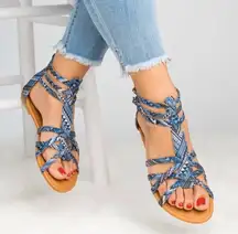 Bohemian Style Sandals, Size 10