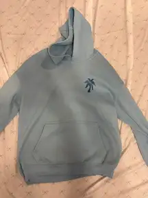 Pink Palm Puff Hoodie