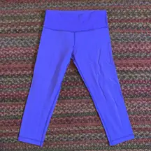PURPLE CHEVRON LULULEMON CROP YOGA ATHLETIC LEGGINGS *PLAY PAIR*