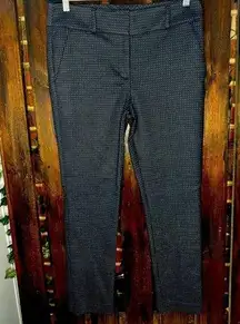 *NWT* Loft Navy pants With White Polka Dots Size 8