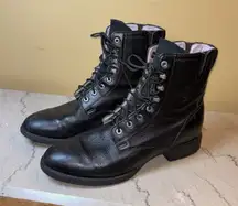 Ariat Heritage II Lacer 10002145 Work Boots Black Women's 8.5 Lace Up Leather