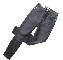 NWT 7 For All Mankind High Waist Ankle Skinny in b(air) Evening Gray Jeans 27