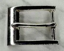 Liz Claiborne Vintage 1997 Silver Tone Simple Basic Belt Buckle