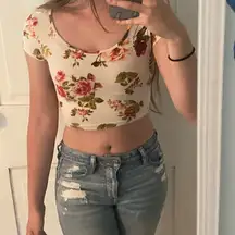 Floral Cropped Top