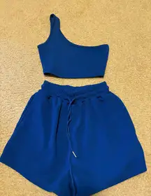 Shein Blue Summer Set Two-Piece
