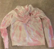 Roller Rabbit Pink Tie-Dye Hoodie