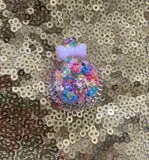 Croc charm perfume bottle