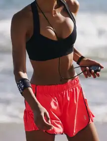 Free People Movement Easy Tiger Shorts - Electric Sunset