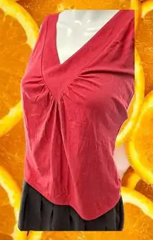 Red Loft V Neck‎ Tank Top XS