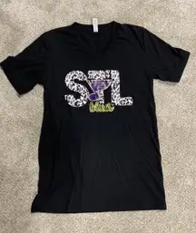 Cheetah Print STL Blues T-shirt 