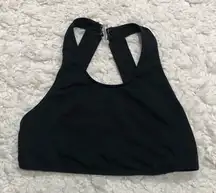 UO Out From Under Cutout Back Strappy Bralette Crop Top Black Small‎