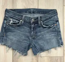 Vintage Seven For All Mankind Jean Shorts